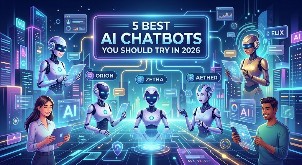 5 Finest AI Chatbots You Ought to Attempt in 2026