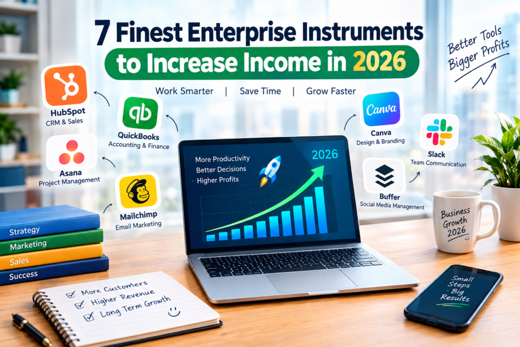7 Finest Enterprise Instruments to Increase Income in 2026