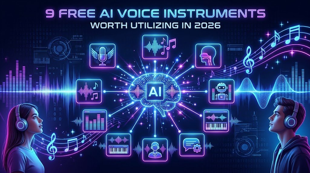 9 Free AI Voice Instruments Value Utilizing in 2026